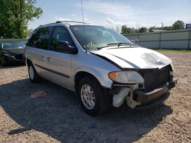 1B4GP45382B740582 - 2002 DODGE CARAVAN SP SILVER photo 1