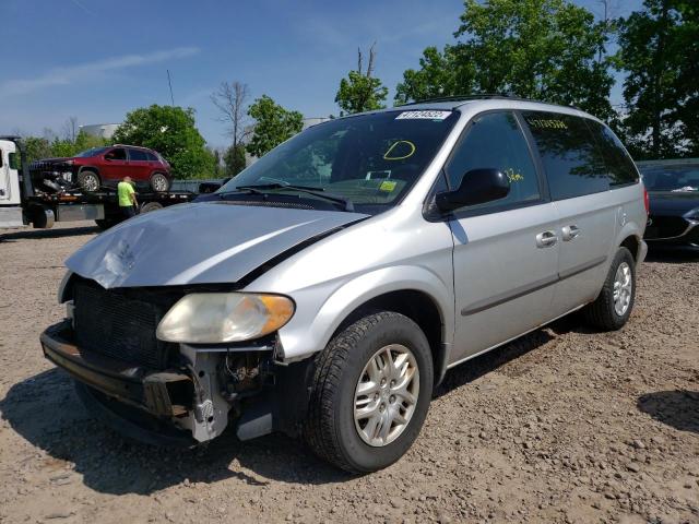 1B4GP45382B740582 - 2002 DODGE CARAVAN SP SILVER photo 2