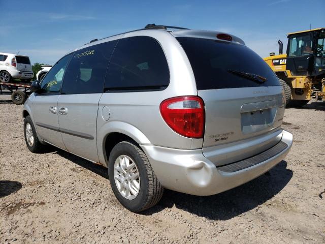 1B4GP45382B740582 - 2002 DODGE CARAVAN SP SILVER photo 3