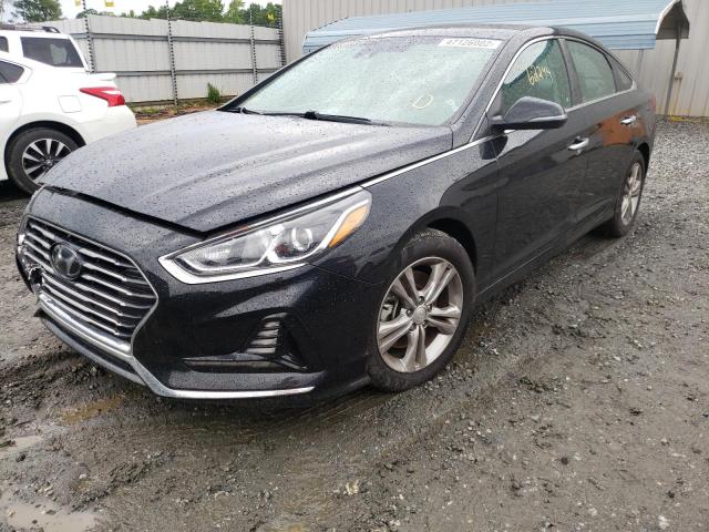5NPE34AF1JH653013 - 2018 HYUNDAI SONATA SPO Чорний фото 2