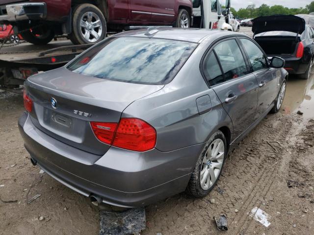 WBAPL5C53BA919219 - 2011 BMW 335 XI GRAY photo 4