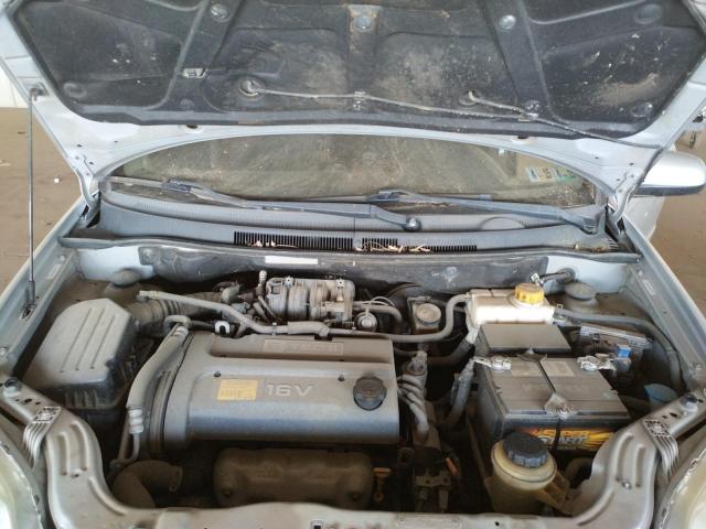 KL1TD56658B050829 - 2008 CHEVROLET AVEO BASE GRAY photo 7