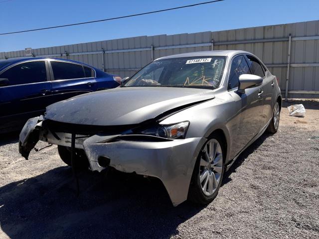 JTHBF1D2XE5040751 - 2014 LEXUS IS 250 GRAY photo 2