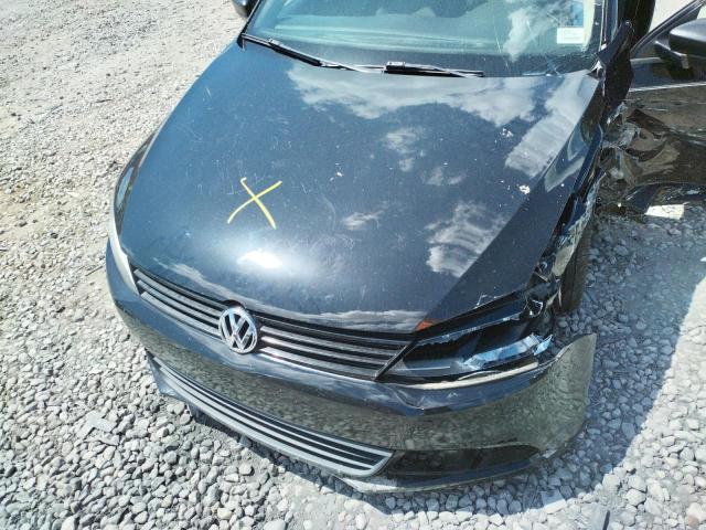 3VW2K7AJ9DM301207 - 2013 VOLKSWAGEN JETTA BASE 黑色 照片 7