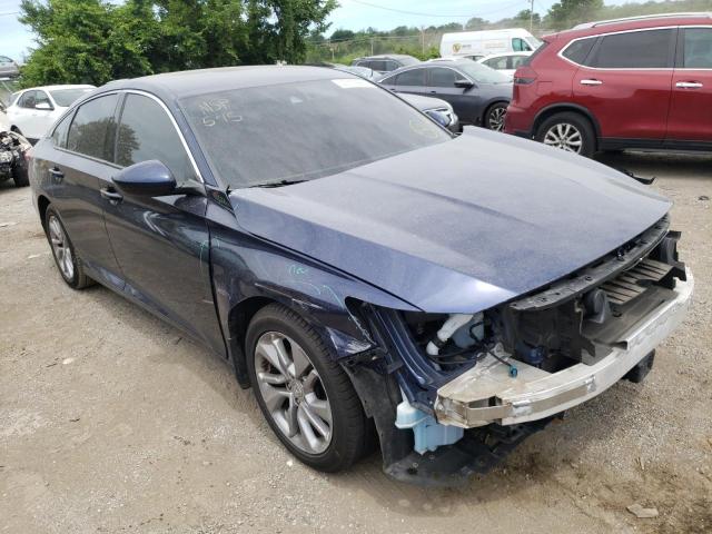 1HGCV1F16JA014776 - 2018 HONDA ACCORD LX BLUE photo 1