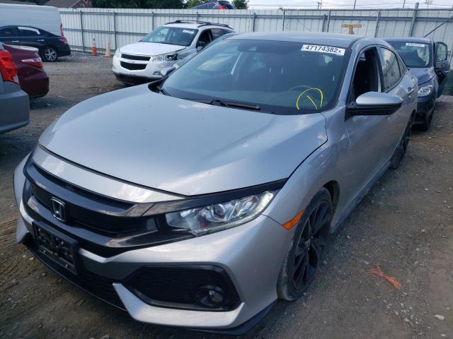 SHHFK7H49KU420752 - 2019 HONDA CIVIC SPOR SILVER photo 2