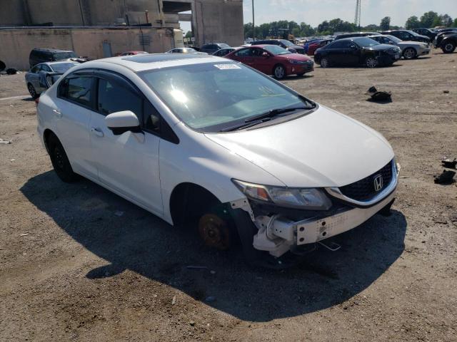 19XFB2F90FE227937 - 2015 HONDA CIVIC EXL Blanc photo 1