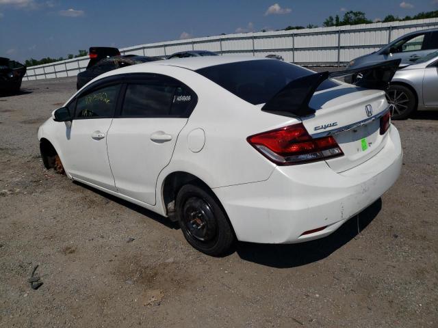 19XFB2F90FE227937 - 2015 HONDA CIVIC EXL Blanc photo 3