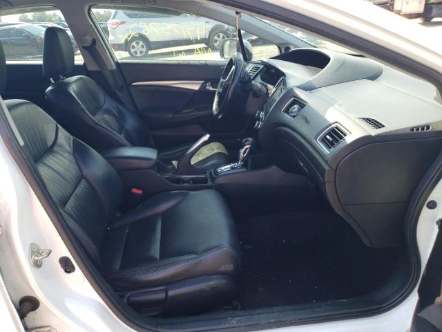 19XFB2F90FE227937 - 2015 HONDA CIVIC EXL Blanc photo 5