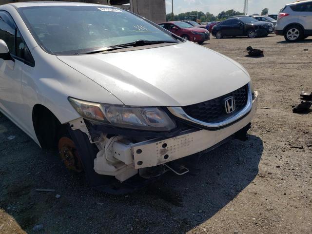 19XFB2F90FE227937 - 2015 HONDA CIVIC EXL Blanc photo 9