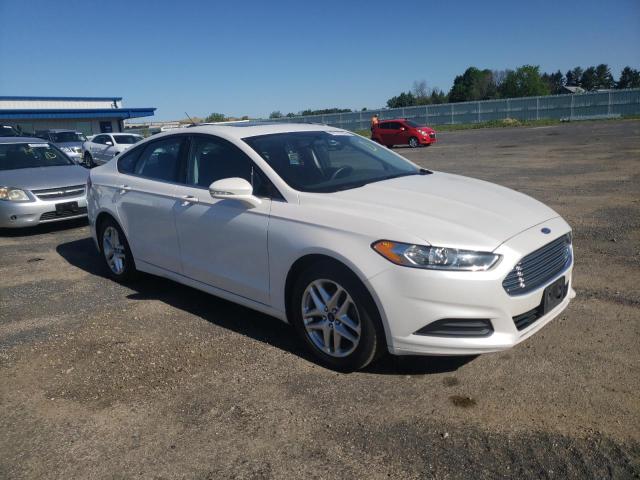 3FA6P0HR6DR278082 - 2013 FORD FUSION SE WHITE photo 1