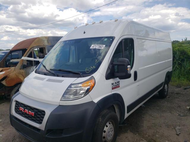 3C6TRVDG9KE512302 - 2019 RAM PROMASTER WHITE photo 2