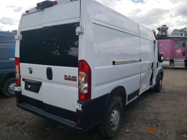 3C6TRVDG9KE512302 - 2019 RAM PROMASTER WHITE photo 4