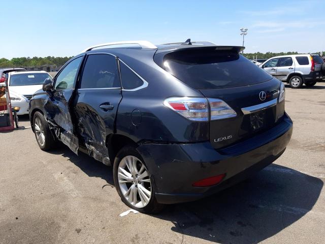 JTJBC1BA8A2408793 - 2010 LEXUS RX 450 BLUE photo 3