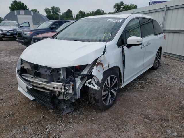 5FNRL6H96LB052937 - 2020 HONDA ODYSSEY EL WHITE photo 2