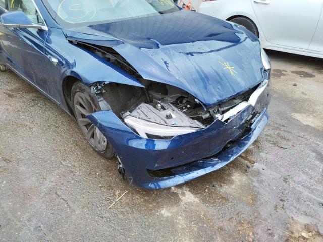 5YJSA1E26JF285702 - 2018 TESLA MODEL S Կապույտ լուսանկար 10