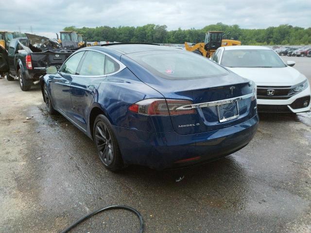 5YJSA1E26JF285702 - 2018 TESLA MODEL S Կապույտ լուսանկար 3