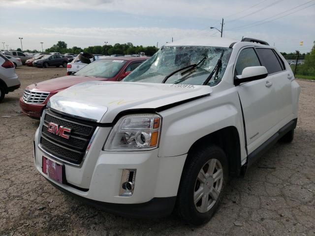 2GKALREK1F6291431 - 2015 GMC TERRAIN SL WHITE photo 2