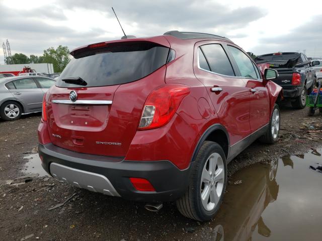 KL4CJCSB2FB261678 - 2015 BUICK ENCORE RED photo 4