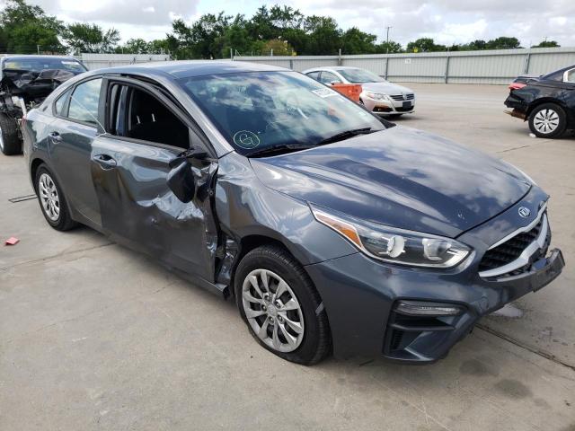 3KPF24AD6KE009714 - 2019 KIA FORTE FE GRAY photo 1