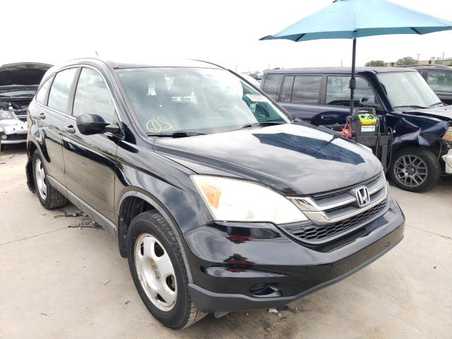 5J6RE3H3XBL000902 - 2011 HONDA CR-V LX BLACK photo 1