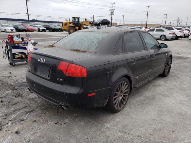 WAUBF78E58A072525 - 2008 AUDI A4 S-LINE BLACK photo 4