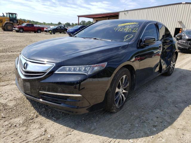 19UUB1F34GA008711 - 2016 ACURA TLX BLACK photo 2