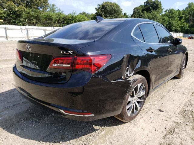 19UUB1F34GA008711 - 2016 ACURA TLX BLACK photo 4