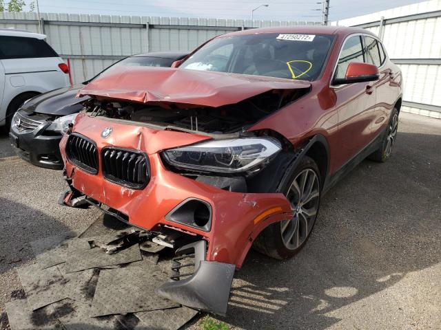 WBXYJ3C37JEP76446 - 2018 BMW X2 SDRIVE2 ORANGE photo 2