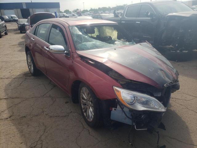 1C3BC2FB5BN580151 - 2011 CHRYSLER 200 LIMITE BURGUNDY photo 1