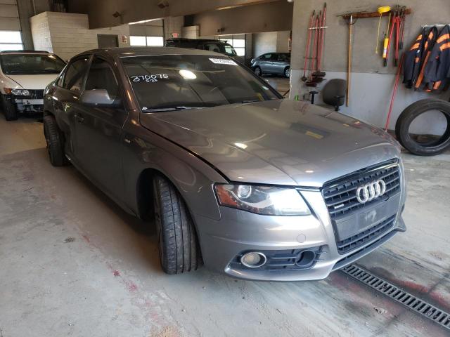 WAUKFBFL9CN008364 - 2012 AUDI A4 GRAY photo 1