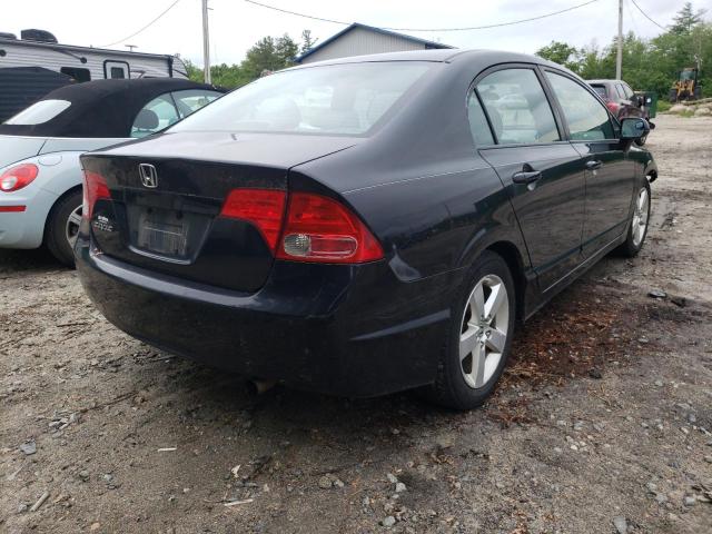 1HGFA16838L073126 - 2008 HONDA CIVIC EX BLACK photo 4