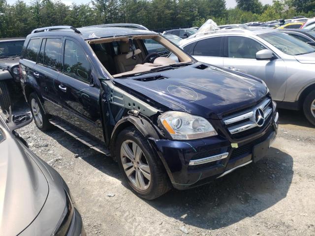 4JGBF7BE9CA773665 - 2012 MERCEDES-BENZ GL450 BLUE photo 1