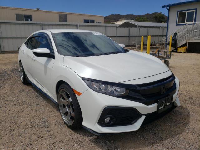 SHHFK7H42HU228274 - 2017 HONDA CIVIC SPOR WHITE photo 1
