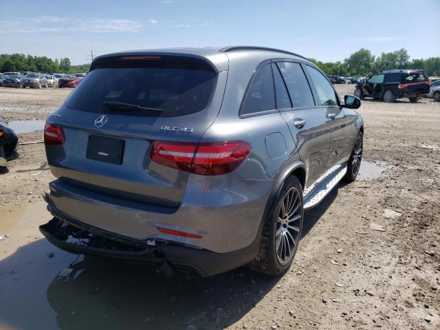 WDC0G6EB2JF385062 - 2018 MERCEDES-BENZ GLC 43 4MA GRAY photo 4