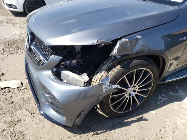 WDC0G6EB2JF385062 - 2018 MERCEDES-BENZ GLC 43 4MA GRAY photo 9