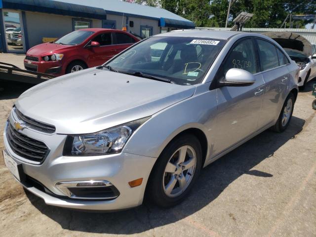 1G1PC5SB6F7256377 - 2015 CHEVROLET CRUZE LT SILVER photo 2