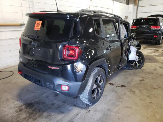 ZACNJBC16LPL14007 - 2020 JEEP RENEGADE T BLACK photo 4