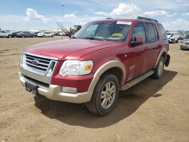 1FMEU74808UA13026 - 2008 FORD EXPLORER E RED photo 2