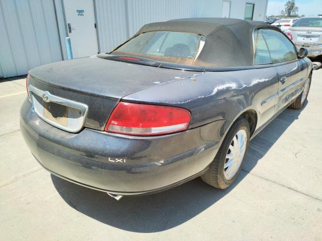 1C3EL55U31N646275 - 2001 CHRYSLER SEBRING LX BLUE photo 4