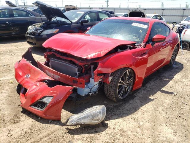JF1ZNAA15D1715089 - 2013 TOYOTA SCION FR-S RED photo 2