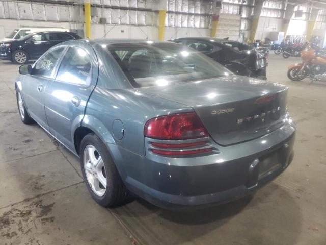 1B3EL46R65N617814 - 2005 DODGE STRATUS SX BLUE photo 3