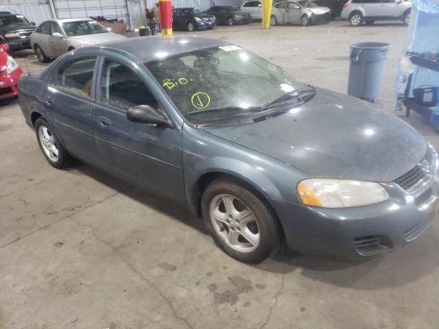 1B3EL46R65N617814 - 2005 DODGE STRATUS SX BLUE photo 9