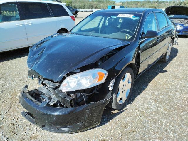 2G1WD58CX89110915 - 2008 CHEVROLET IMPALA SUP 黑色 照片 2