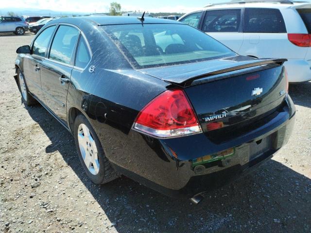 2G1WD58CX89110915 - 2008 CHEVROLET IMPALA SUP 黑色 照片 3