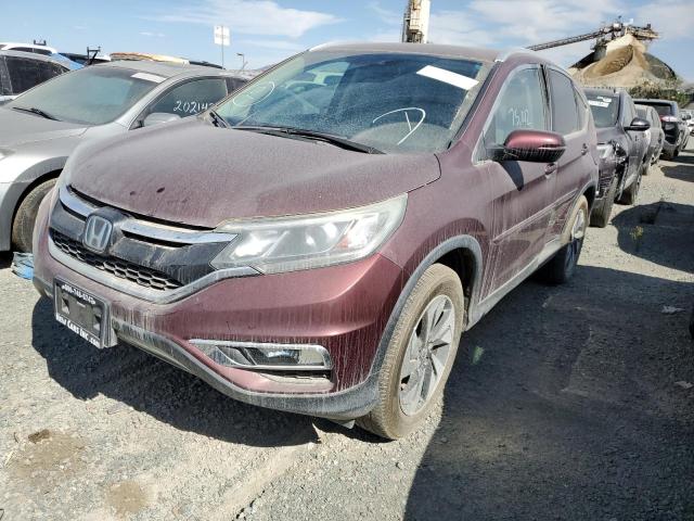 5J6RM3H99FL023617 - 2015 HONDA CR-V TOURI RED photo 2