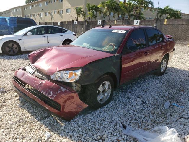 1G1ZT54824F130241 - 2004 CHEVROLET MALIBU LS BURGUNDY photo 2