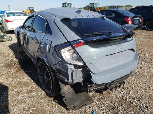 SHHFK8G70LU200760 - 2020 HONDA CIVIC TYPE SILVER photo 3