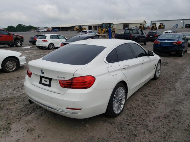 WBA4A5C50FGK15782 - 2015 BMW 428 I GRAN WHITE photo 4