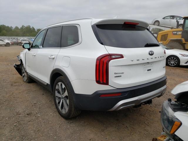 5XYP3DHC6LG067373 - 2020 KIA TELLURIDE WHITE photo 3